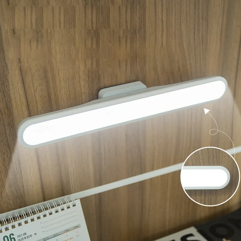 LED desk Lamp Hanging Magnetic Table Lamp Chargeable Stepless Dimming Cabinet Night Light For Closet Wardrobe