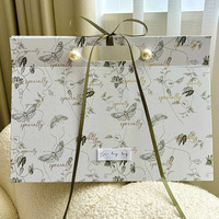 Customizable Luxury Eco-Friendly Paperboard Gift Packaging with Ribbon and Offset Printing for Retail & Gifting