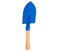 Outils de jardinage pour enfants, métal robuste poignée en bois coffre-fort plage bac à sable jouet équipement de jardin cuillère fourchette truelle râteau pelle enfants 8 pouces