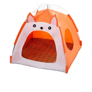 新款宠物供应商四季定制宠物帐篷屋猫床便携式帐篷猫帐篷宠物帐篷
