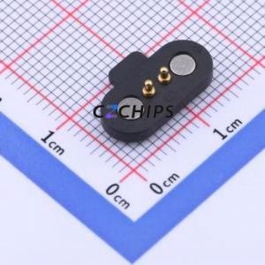 YZR0158-20050-02025-01 Pogo Pin Connector Connector Magnetic Pogo Pin Male Connector 2P 2.5mm 5mm - Product Image 1