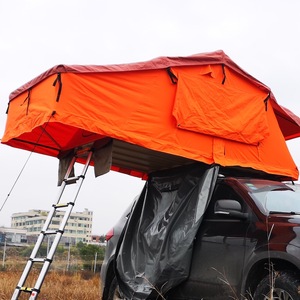 Tenda da Tetto Auto Pieghevole Impermeabile per 2-3 Persone con Parasole per Campeggio - Product Image 5