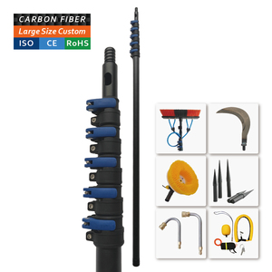 Tùy chỉnh sợi carbon nước ăn cực nhà sản xuất 10Ft-70ft áp lực cao Kính thiên văn carbon panel năng lượng mặt trời làm sạch cực - Product Image 1