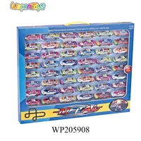 1:72 escala atrás modelo de carreras de coche nuevo mini fundición de coches de juguete para los niños