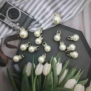 8-14 mm/bag Pearl Shirt Buttons Women White Champagne Decorative Cuffs Sewing Accessories Garment Apparel DIY Small Snap