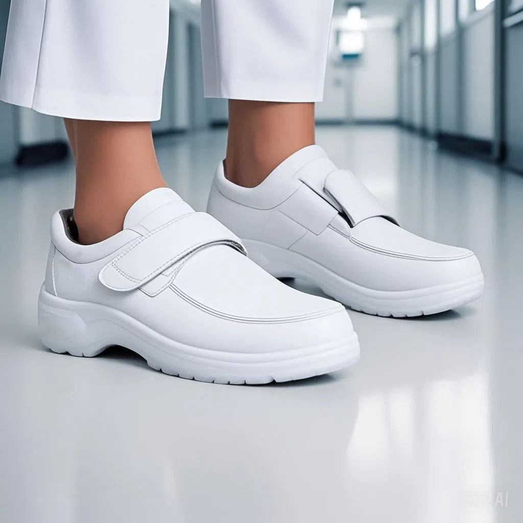 White Doctor Shoes Slip-Resistant Lightweight Unisex