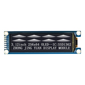 Módulo OLED Monocromático de Alta Resolución de 3.12 Pulgadas, 256x64, Controlador SSD1362, Interfaz SPI IIC, Equipado con Placa de Circuito PCBA CHY - Product Image 2