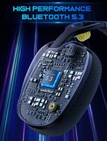 Casque sans fil de bureau ONIKUMA B2 noir, casque de jeu à réduction de bruit, casque stéréo HiFi avec microphone