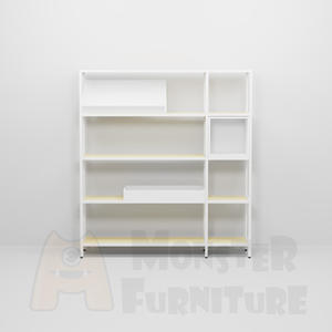 Sistema de Almacenamiento Modular IVE, Muebles Ahorradores de Espacio, Unidad de Estantería Personalizable para el Hogar, Oficina, Sala de Estar - Product Image 2