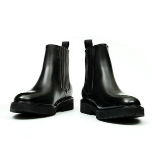 Botas Chelsea de Hombre de Cuero Vacuno de Alta Calidad, Diseño Cuadrado, Ligeras, Casuales, de Vestir, para Invierno, 2025 - Product Image 2