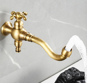 <span class=keywords><strong>Robinet</strong></span> en laiton à double poignée avec commande tactile et <span class=keywords><strong>d</strong></span>ébit contrôlé pour salle de bain <span class=keywords><strong>d</strong></span>'hôtel, usage extérieur, mural, avec douchette extractible et tuyau <span class=keywords><strong>d</strong></span>'<span class=keywords><strong>arrosage</strong></span> - Product Image 1