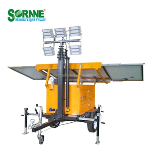SORNNE Nueva Torre de Luz Móvil Solar con Clasificación IP65, Torre de Luz Solar para Minería, Trabajo en Exteriores - Product Image 5