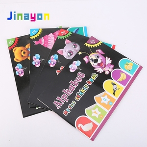 Jinayon <span class=keywords><strong>la</strong></span> educación temprana de los niños para colorear pintura dibujo a lápiz <span class=keywords><strong>libro</strong></span> con pegatinas de dibujos animados - Product Image 1
