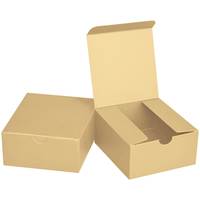 Boîte en carton biodégradable haut de gamme avec logo personnalisé et image élégante pour l'emballage de bougies, aliments et tasses à thé pour boutique