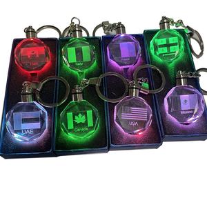 USA Drapeau Pendentif Porte-clés Personnalisé Canada EAU France Italie Mexique Drapeau National Porte-clés pour Porte-clés d'entreprise - Product Image 6