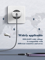 Cargador LDNIO A1209C con Enchufe EU/US Tipo C, 20W PD QC3.0, Doble USB C, Carga Rápida para Teléfono Móvil, para Celulares Inteligentes