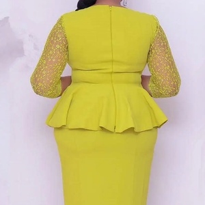 Conjunto de 2 Piezas de Moda para Mujer, Top con Diseño de Volantes y Encaje, Falda, Vestido de Moda - Product Image 2