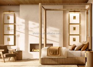 Factory Hot Sale American Style Modern Sof Set Furniture Luxury Solid Wooden <strong>Round</strong> <strong>Side</strong> <strong>Table</strong> - Product Image 6