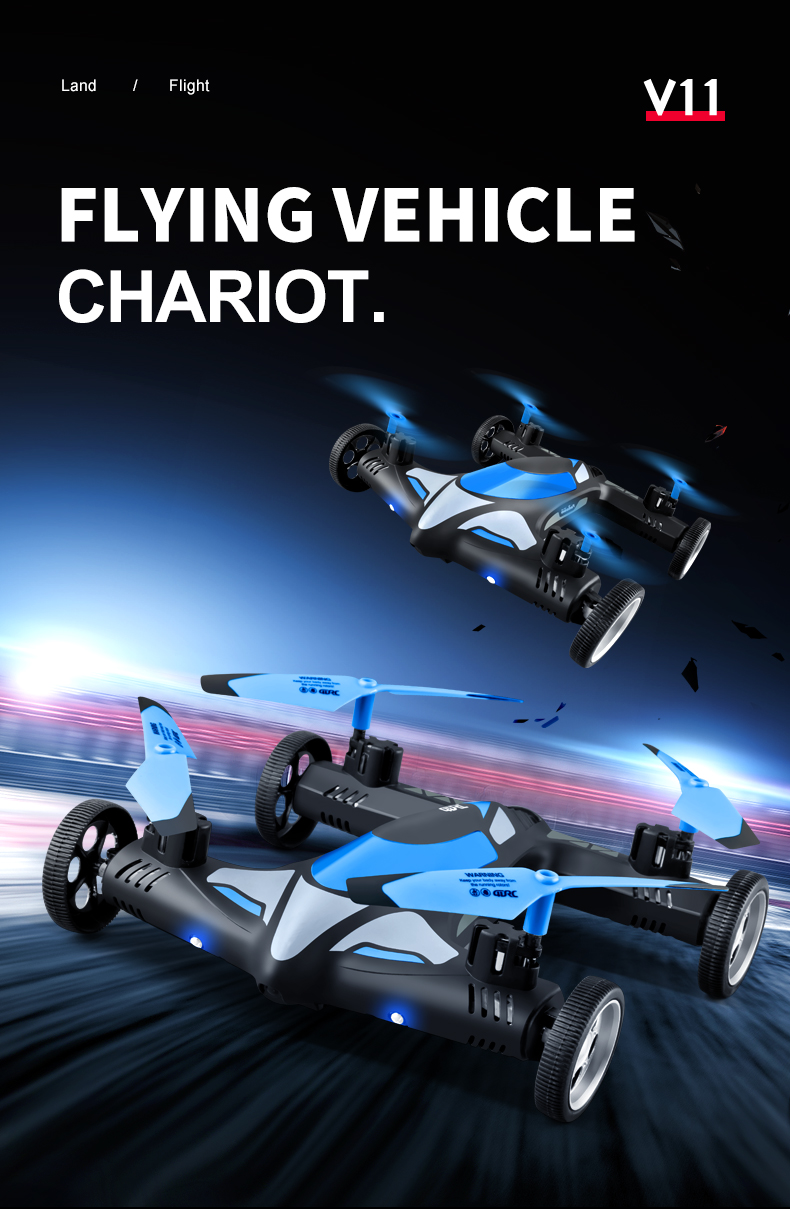 Remote Control Air-Ground Flying Cars Mini Dron 4K Hd Camera Aerial Photography RC Drone Quadcopter Children's Toy Gift