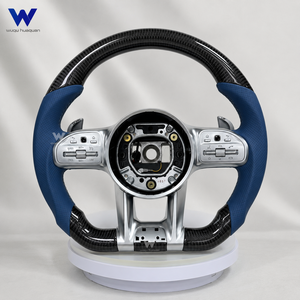 Volant de direction en fibre de carbone automobile de haute qualité, adapté à la modification personnalisée pour C63 AMG W204 W212 GLE - Product Image 1