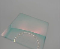 Visible 560nm Narrow Bandpass Optical Filter with K9 Material 90% Transmittance PVD Coating for Medical Analyzers