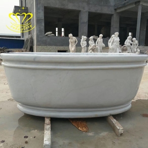 Baignoire en marbre autoportante Portable Design rectangulaire pour intérieur extérieur Exerior appartement hôpital entrepôt <span class=keywords><strong>chambre</strong></span> Massage - Product Image 3