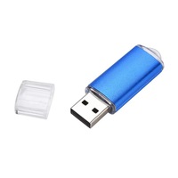 Penjualan Langsung Pabrik Flash Drive USB 2.0/3.0 Logam Kecepatan Tinggi 1GB-64GB Mini Logo Kustom Hadiah Kreatif Tahan Air U Disk