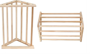 Legno pulcino palo in legno gallo piccolo animale Bar di addestramento di pollo Stand-per animali domestici gabbie di pollo - Product Image 2