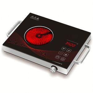 Produit phare : Plaque de cuisson à induction multifonctionnelle 2200W avec commande tactile, cuisinière infrarouge - Product Image 1