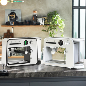 Электрическая Кофеварка из нержавеющей стали Экспресс автоматическая кофемашина эспрессо для магазина - Product Image 2