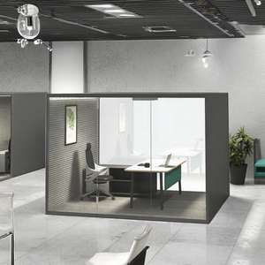 Cabine silencieuse mobile pour le jardin Cabine <span class=keywords><strong>téléphonique</strong></span> pour une personne insonorisée Espace de travail pour le bureau - Product Image 1
