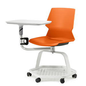 Trường đào tạo ghế đại học nghiên cứu 360 xoay bánh xe Stackable ghế sinh viên Ghế nhựa với văn bản Hội Đồng Quản Trị - Product Image 1