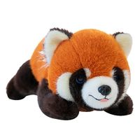 Noël Animal En Peluche Jouet Rouge Panda Doux Coussin Poupée En Peluche Animal En Peluche Jouet En Gros Personnalisé
