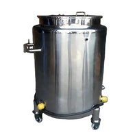 Voedselveilige roestvrijstalen palmolie-verwarmings- en opslagtank, vetverwarmings- en smelt tank
