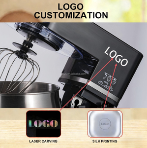 Batteur sur socle électrique 5L 1300W, design à tête inclinable, 6 vitesses, fonction pulse, pieds antidérapants, bol mélangeur en acier inoxydable pour la pâte - Product Image 5