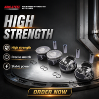 Set Ring Piston Diesel Mesin Mobil untuk Hyundai H100 D4BB Azera Accent 1.6 1.3 Atos D4AF Terracan D4BH Santa Fe Sonata H1