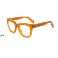 Nouvelles montures en acétate de mode cercle carré monture de lunettes optiques lunettes avec logo personnalisé