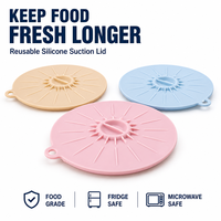 Couvre-aliments en silicone, couvercle anti-éclaboussures pour micro-ondes, pour bols, assiettes, récipients, réutilisable, résistant à la chaleur, couvercles à ventouse pour aliments