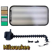 Lampe de réparation automobile Steeltreks 12V à 9 couleurs réglables, sans batterie, avec col de cygne flexible et support à ventouse pour détection de bosses sans peinture