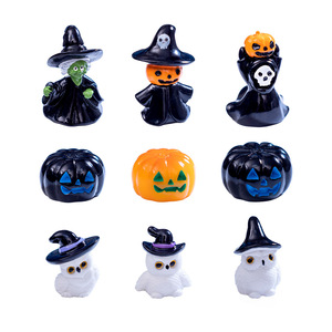Nuevos accesorios decorativos DIY de micro-paisaje de Halloween: Bruja, Fantasma, Calabaza, mini adornos pequeños - Product Image 5