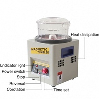 Machine de polissage et de meulage magnétique KT-185 pour métaux fins, équipement de fabrication de bijoux, vente directe d'usine, achat en gros