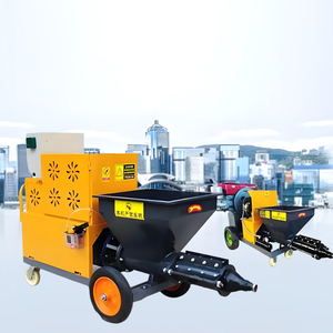 Gran demanda por la pulverizadora de mortero de construcción más vendida, eficiente, con bomba de calidad y componentes principales del motor - Product Image 2