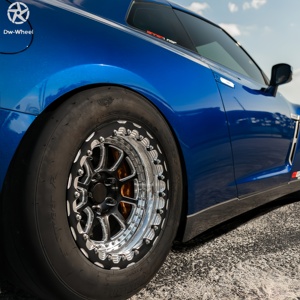 Jantes de course en alliage d'aluminium forgé DW 17 18 19 20 pouces 5x114.3 noires avec système Beadlock pour Nissan Skyline GTR R35, jantes de course légères - Product Image 4