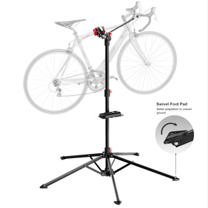 Support d'entretien de vélo en acier réglable et peu encombrant OEM 2025: support de travail pliable pour vélo pour un rangement compact - Product Image 5