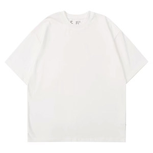 Logotipo personalizado de alta calidad 300 GSM caja de peso pesado ajuste 100% algodón hombro caído de gran tamaño recortado Boxy camisetas para hombres - Product Image 3