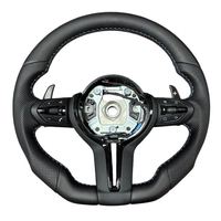 Volant sport en cuir série 3 M pour BMW E70 E71 E72 E53 E89 E84 E92 E93 E81 E87 E82 E88 E91 E90 - Vente flash