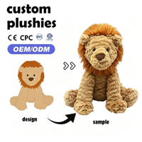Peluche personnalisée Écureuil grincheux OEM ODM en coton PP, écureuil de dessin animé debout, design personnalisé, peluche super douce, cadeau de Noël