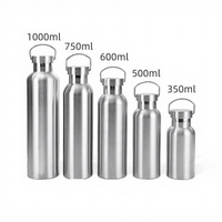 Bouteille d'eau sport isotherme à double paroi en acier inoxydable avec logo personnalisé, anti-fuite, portable, 300-1000 ml, cadeau d'entreprise