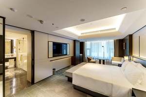 SHIYI Mandarin Oriental Paris Modern Five Star Hotel Room Juego de muebles de madera para Proyecto de hotel de lujo con chapa de madera de fresno - Product Image 2