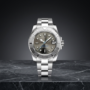 Montre pour homme Dropshipping Yacht Hercules avec logo, mouvement Seiko NH35, faible MOQ, revêtement AR, saphir, hommage - Product Image 1